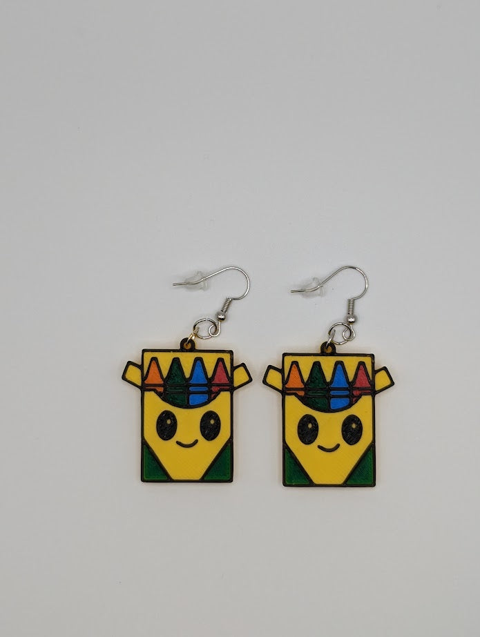 Crayon Box Earrings