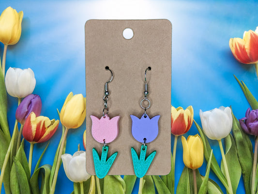 Tulip Dangle Earrings