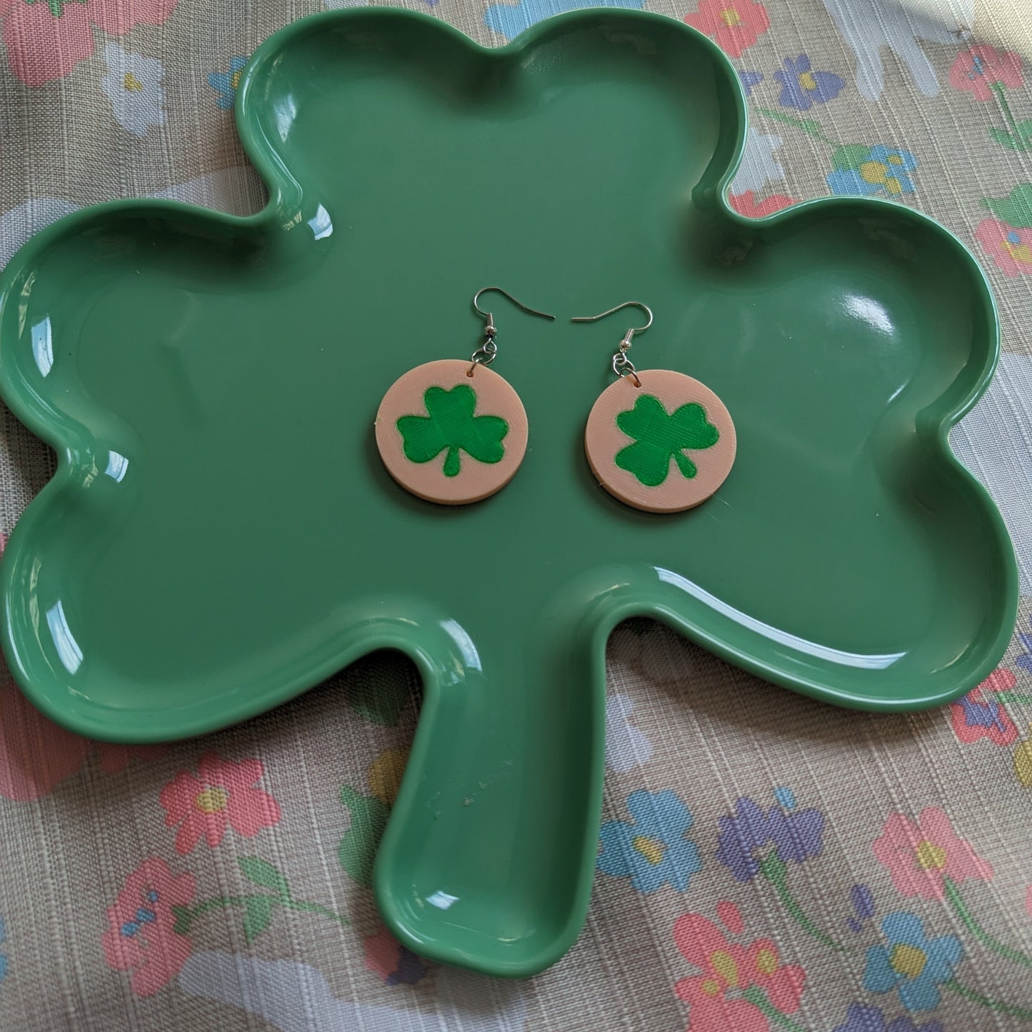 St Patrick's Cookie Earrings