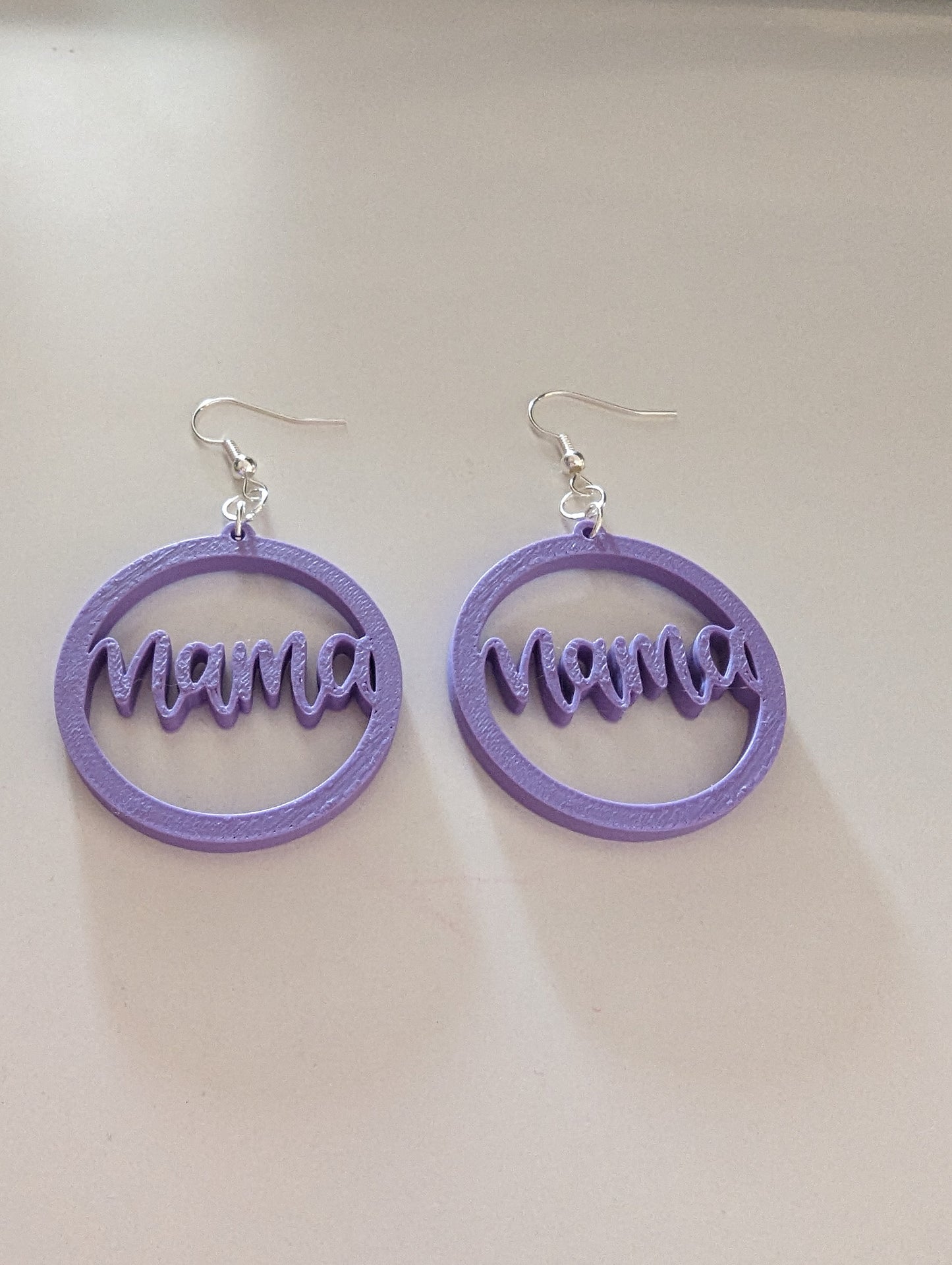 Round Mama Dangle Earrings